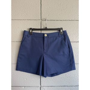 Lilly Pulitzer High Waist Shorts in Navy Blue